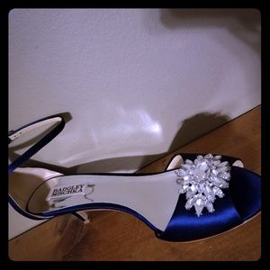 Badgley Mischka Sainte kitten heels NIB